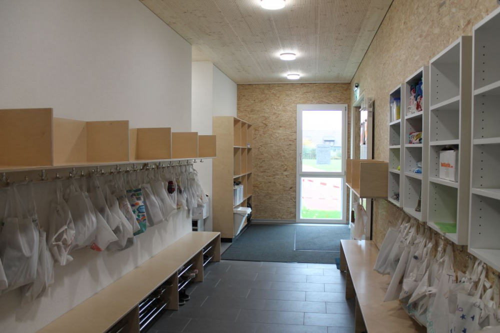 Garderobe Tagesschule Fraubrunnen